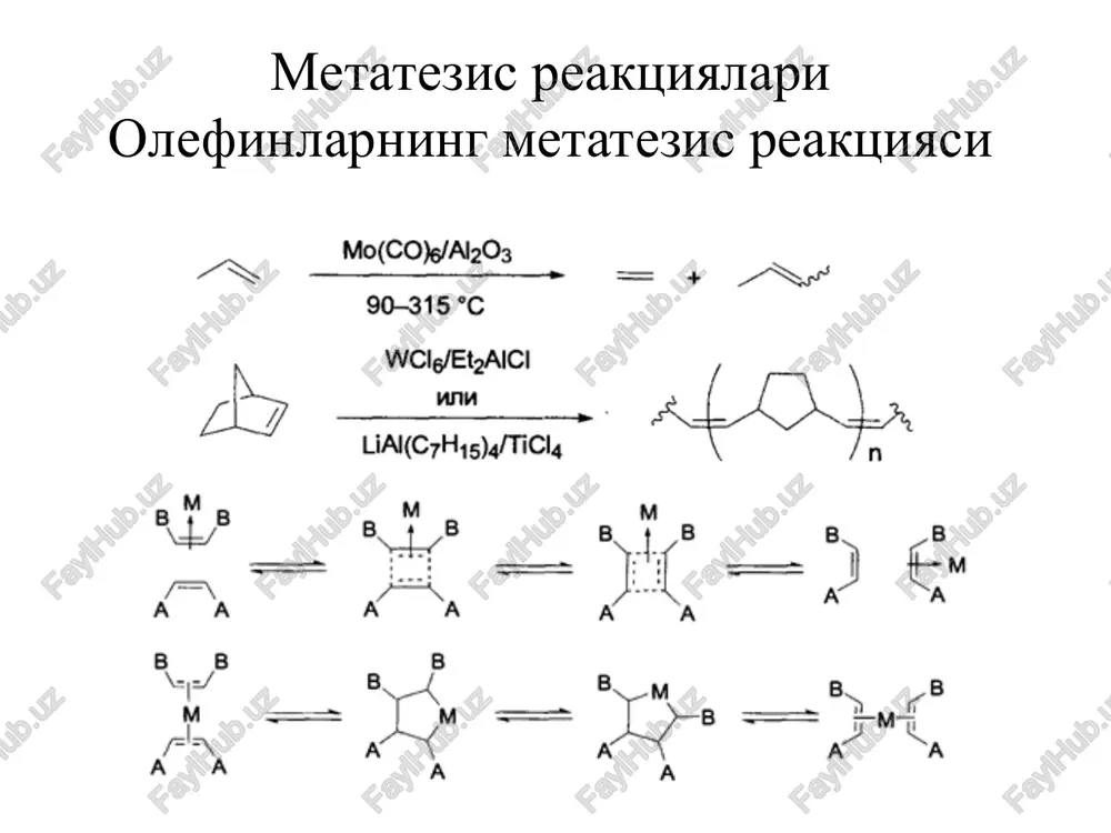 metatezis reaktsiyalari - Page 4