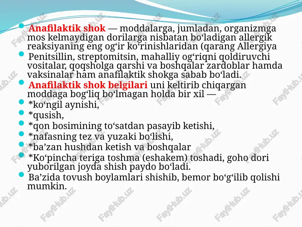 arhol ko'rsatiladigan yordamdir. uning maqsadi to'xtatish va iloji bo'lsa, zararni qaytarishdir. bu havo o'tish joyini tozalash, qon oqayotgan yaralarga bosim o'tkazish yoki ko'z yoki teriga kimyoviy kuyishlar qo'llash kabi tez va oddiy choralarni o'z ichiga oladi. ish joyida birinchi tibbiy yordam ko'rsatishni shakllantiradigan muhim omillar - bu ish uchun xavf va aniq tibbiy yordamning mavjudligi. yuqori quvvatli arra jarohatini parvarish qilish, shubhasiz, kimyoviy inhalatsiyadan tubdan farq qiladi. birinchi yordam nuqtai nazaridan, jarrohlik shifoxonasi yaqinida paydo bo'lgan og'ir son jarohati to'g'ri tashishdan ko'ra ko'proq narsani talab qiladi; eng yaqin tibbiy muassasadan sakkiz soatlik masofada qishloq joyida sodir bo'lgan bir xil jarohatlar uchun birinchi yordam ko'rsatish, shu jumladan, qonni tozalash, qon ketayotgan tomirlarni bog'lash va qoqshol immunoglobulini va antibiotiklarni yuborishni o'z ichiga oladi. birinchi yordam - bu nafaqat nima (qancha vaqt, qanchalik murakkab) qilish kerakligi, balki suyuqlik tushunchasidir kim qila oladi. garchi juda ehtiyotkorlik bilan munosabatda bo'lish kerak bo'lsa-da, har bir ishchi …