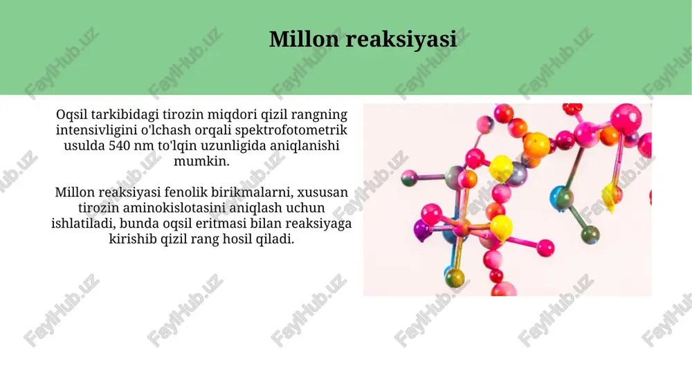 aminokislotalarning rang hosil qilish reaksiyalari - Page 4