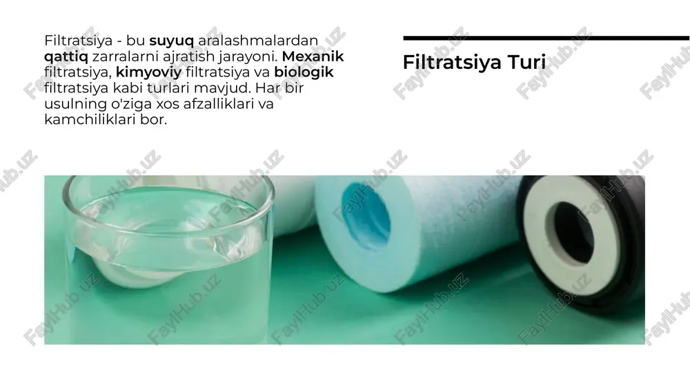aralashmalarni ajratish va filtratsiya - Page 4