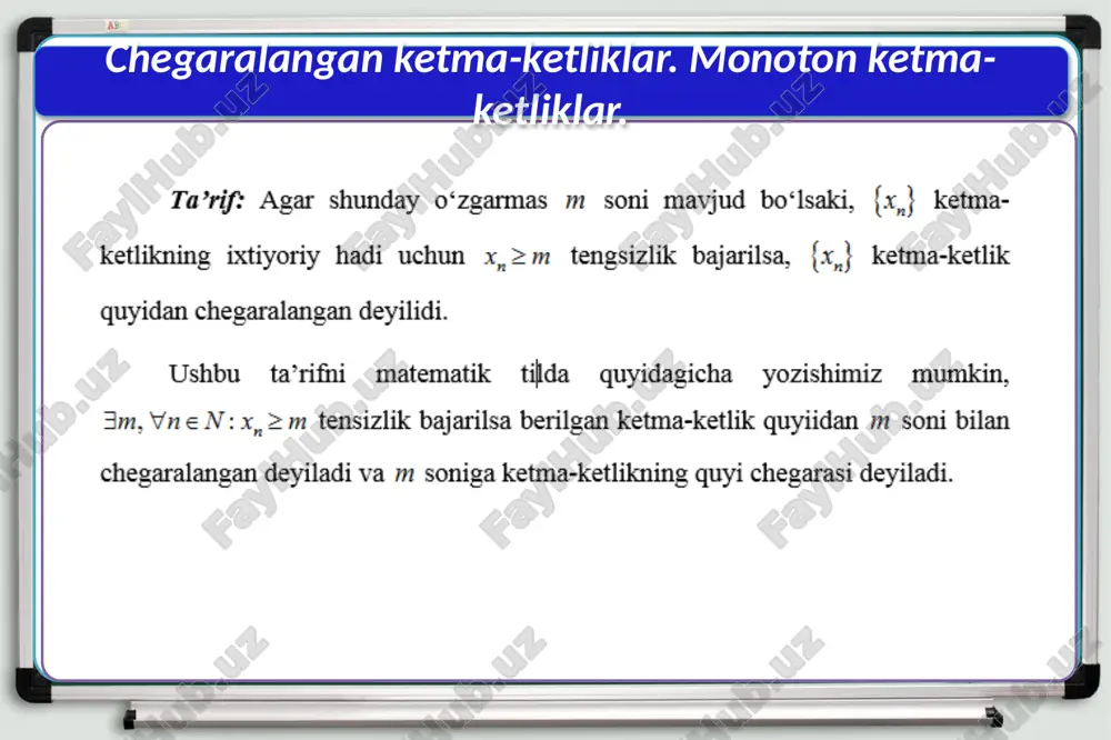 ketma-ketliklar va ularning xossalari - Page 4