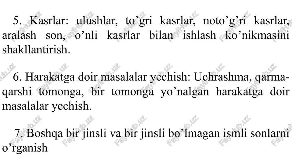 boshlang‘ich sinf matematikasi kursi - Page 4