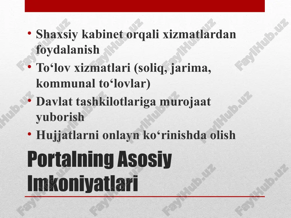 o‘zbekiston respublikasi yagona davlat xizmatlari portallari bilan ishlash - Page 4