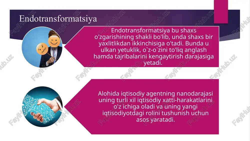 ish mutlaqo qarama-qarshi voqeliklarga asoslanadi: 1) ko‘pchilik odamlar o‘zlari ishlayotgan tashkilotlardan uzoq umr ko‘rishadi; 2) aqliy mehnat qiluvchi mobil hodimlar ish joylarini osongina o'zgartiradilar. bunday yondashuv shaxsning hayot sifatining yuqori standartlariga intilishi, ularning o'zini o'zi anglashi, sog'lig'i, farovonligi va o'z shaxsiyatini rivojlantirishga g'amxo'rlik qilishi bilan bog'liq. bunga zamonaviy texnologiyalar va axborot iqtisodiyoti sharoitlari yordam bermoqda. har bir shaxsning imkoniyatlarining evolyutsiyasi va ehtiyojlarni qondirish imkoniyatlarining evolyutsiyasi mavjud. individ menejer sifatida. image1.jpeg image2.jpg image3.jpeg image4.jpeg image5.jpeg image6.jpeg image7.jpeg image8.jpeg image9.jpeg image10.jpeg image11.jpeg image12.jpeg image13.jpeg image14.jpeg image15.jpeg image16.jpeg image17.jpeg image18.png image19.jpeg image20.jpeg image21.jpeg image22.jpeg image23.jpeg /docprops/thumbnail.jpeg