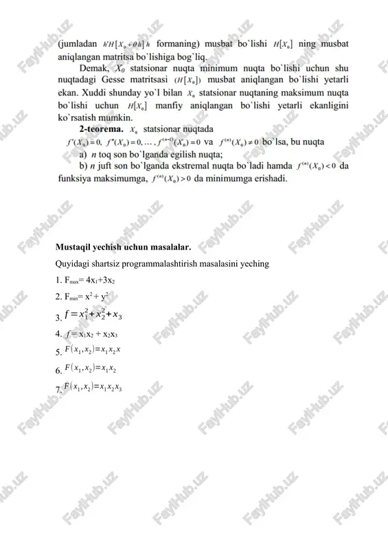 shartsiz chiziqsiz programmalash masalasi - Page 4