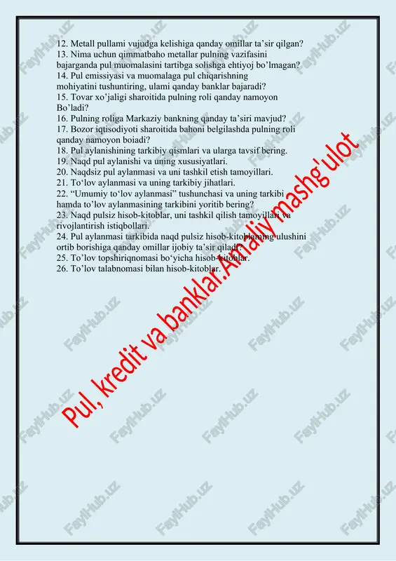 pul tizimi va elementlari - Page 4