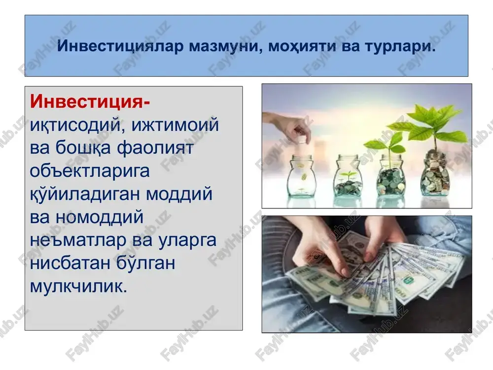 investitsiya siyosati - Page 4