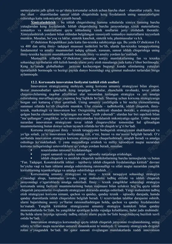 orsiumlar yoki korxonalar o‘z takliflarini – tenderlarini xaridor, buyurtmachiga yuboradi. tenderni injinering firmalari hujjatlashtiradi. fan-texnika taraqqiyotining muhim an’anaviy yo‘nalishlaridan biri ishlab chiqarishni elektrlashtirishdir. elektrlashtirish deganda elektr energiyasini yetarli darajada ishlab chiqarish, uni kerakli joylarga uzatish va undan keng foydalanish jarayoni tushuniladi. uning moddiy asosini “elektroenergetika“ tarmog‘i tashkil etadi. u elektr energiyasi ishlab chiqaradigan jihozlarni (elektrostansiyalarni), iste’molchilarga uni yetkazib beruvchi jihozlarni (podstansiyalarni) va elektr uzatkichlarni o‘z ichiga oladi. elektr energiyasi har turli stansiyalarda ishlab chiqariladi: · suv bilan ishlaydigan elektr stansiyalar (geslar); · issiqlik elektrostansiyalari (greslar); · atom elektrostansiyalari; · quyosh elektrostansiyalari; · shamol va boshqa elektrostansiyalar. ekspertlarning dalolat berishlaricha, kelgusi yuz yillikning o‘rtalarida sayyoramizda energiya ishalb chiqarish hozirgi darajadan o‘n baravar ortadi. bunday o‘sishni qayta tiklanmaydigan organik yoqilg‘i yordamida ta’minlash mumkin emas. shu sababli energetika muammosi eng jiddiy jahonshumul muammolardan biriga aylanmoqda. hozirgi vaqtda jahon energetikasi asosan organik yoqilg‘idan foydalanishga asoslanadi. umuman energetika balansida neft va gazning ulushi taxminan 50 …