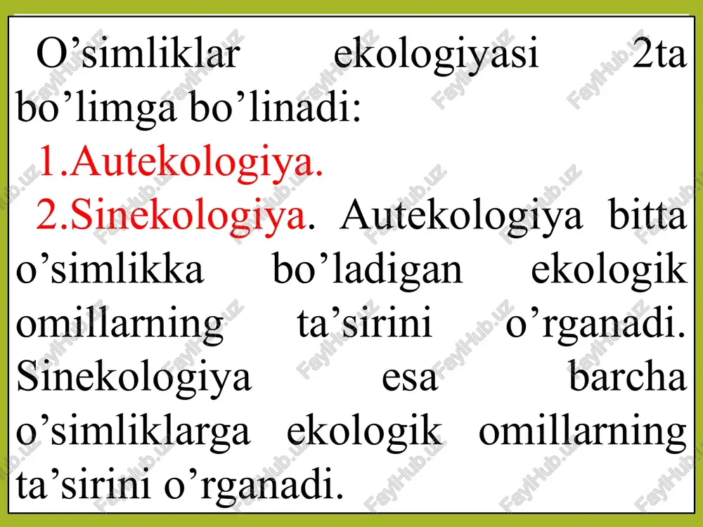o'simliklar ekologiyasiga kirish - Page 4