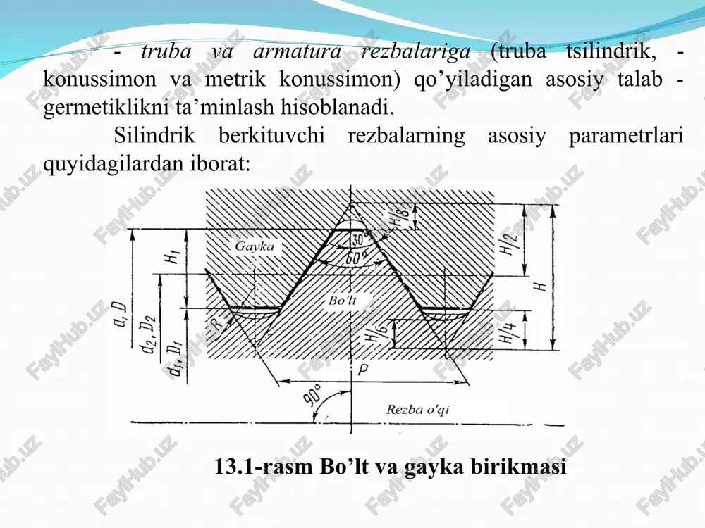 rezbali birikmalar va ular o'zaroalmashuvchanligi - Page 4