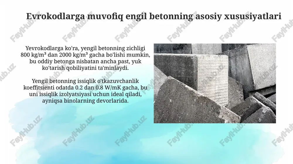 yengil beton xossalari yevrokodlar bóyicha - Page 4