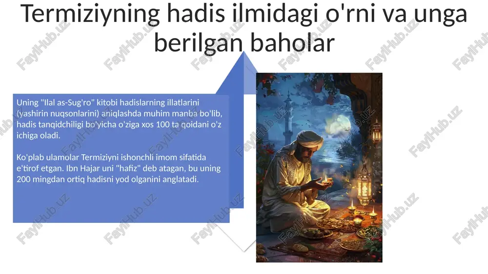 hadis ilmining paydo bo'lishi at termiziy asarlari - Page 4