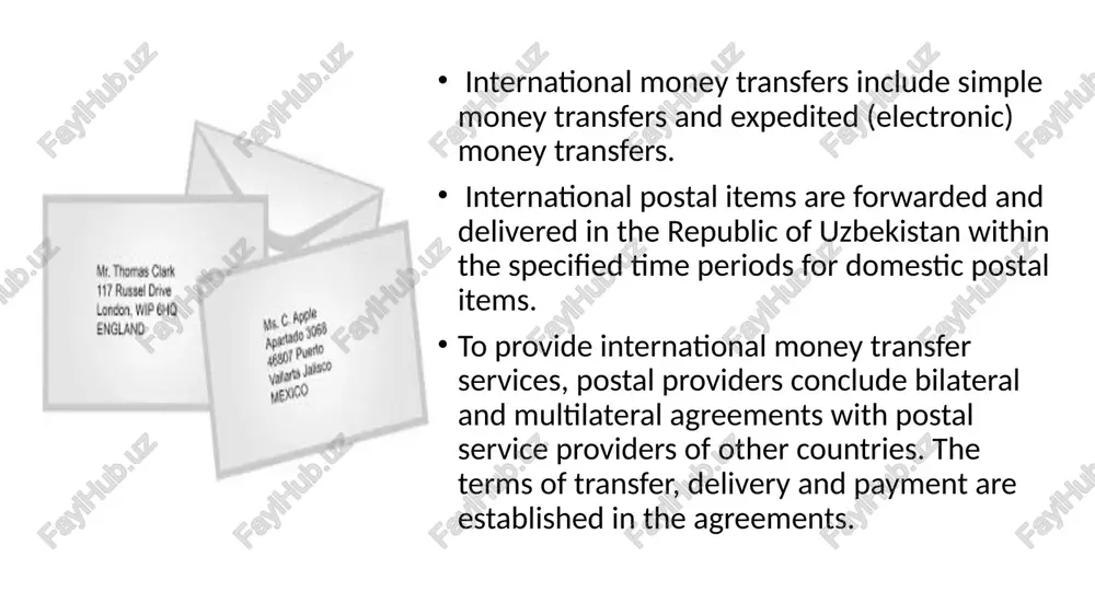 international mail and money transfers - Page 4