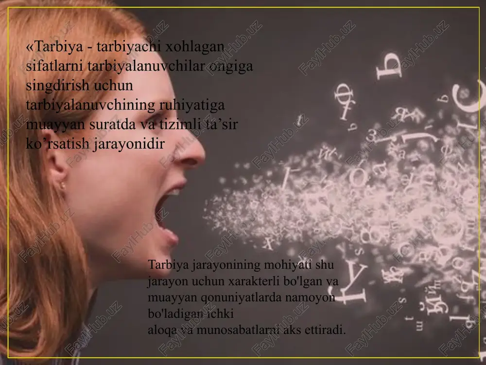 tarbiyajarayonining mohiyati va mazmuni - Page 4