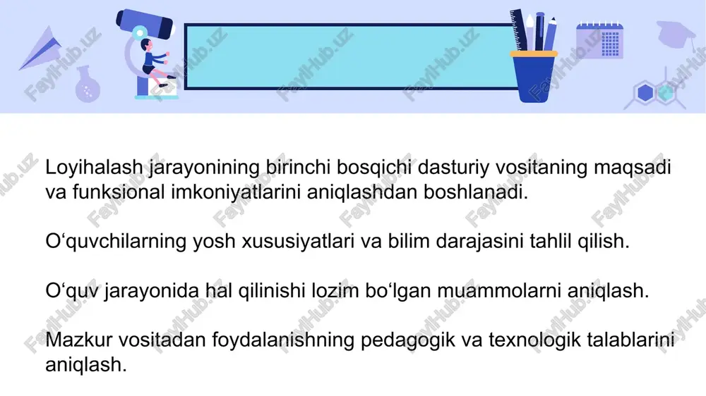 pedagogik dasturiy vositalarni loyihalash - Page 4
