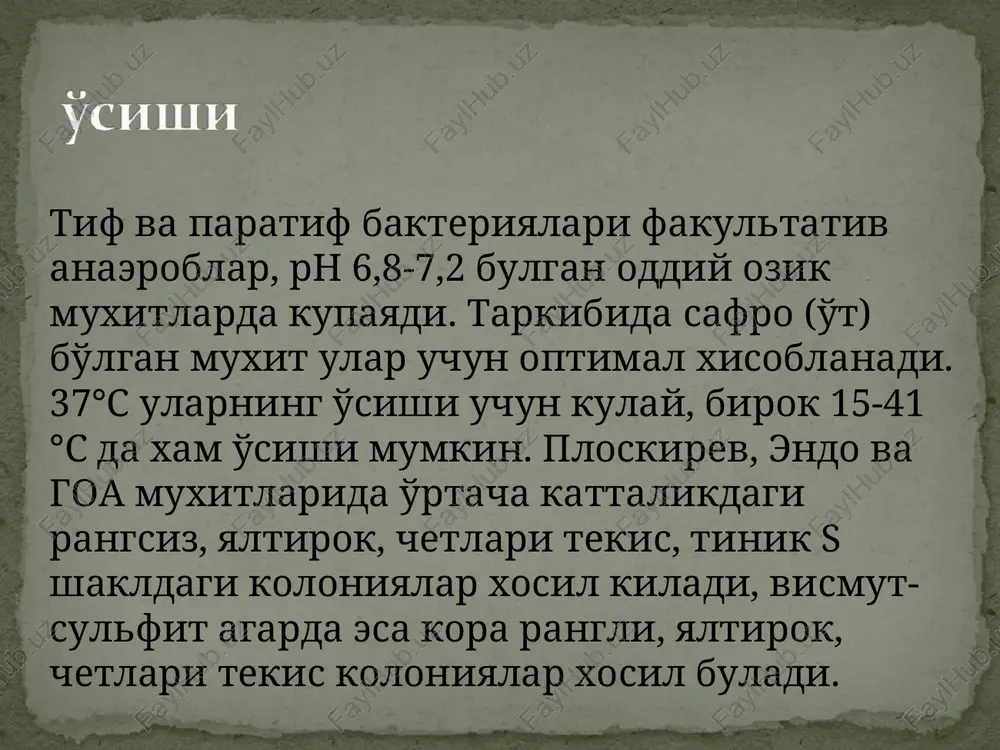 korin tifi va paratifqo'zg'atuvchilari - Page 4