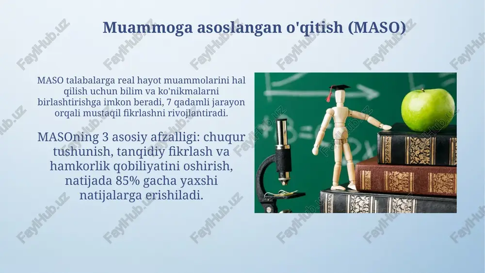 mutaxasislik fanlarini o'qitish shakllari - Page 4