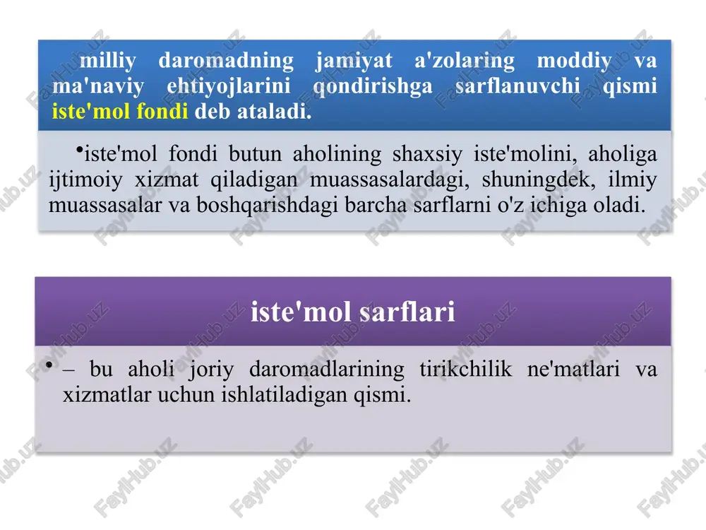 tisodiy muvozanatga erishish barqaror iqtisodiy o'sishning sharti hisoblanadi. biroq, bu muvozanatga erishish doimo oson kechavermaydi. bunga sabab investitsiya darajasi hamda jamg'arma darajasining boshqa-boshqa jarayon va holatlarga bog'liqligi hisoblanadi. investitsiya va jamg'arma o'rtasidagi muvozanatni ta'minlash borasida bir qator nazariy qarashlar farqlanadi. bu borada eng avvalo klassik iqtisodchilarning qarashlarini ko'rib chiqamiz. klassik iqtisodchilar nuqtai nazaridagi eng markaziy holat – bu ular tomonidan foiz stavkasining ham investitsiyaning, ham jamg'armaning funktsiyasi sifatida qaralishi hisoblanadi image1.wmf oleobject1.bin image2.wmf oleobject2.bin image3.wmf image4.wmf image5.wmf oleobject3.bin oleobject4.bin oleobject5.bin image6.wmf image7.wmf image8.wmf oleobject6.bin oleobject7.bin oleobject8.bin image9.wmf oleobject9.bin s c y + = ) ( y f c = y s xajmi daromad sof xajmi sarflari iste'mol m u i = = ( y s xajmi daromad sof xajmi jamgarma m u j = = ( 0 , 1 = + m u j m u i ( ( uzgarish i daromaddag sof uzgarish gi iste'molda ikm = y s …