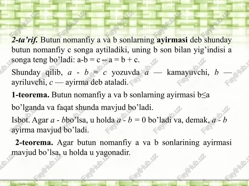 nomanfiy butun sonlar ayirmasi - Page 4