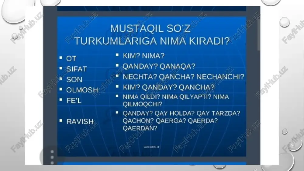 ona tili fanidan tayyorlagan taqdimoti - Page 4