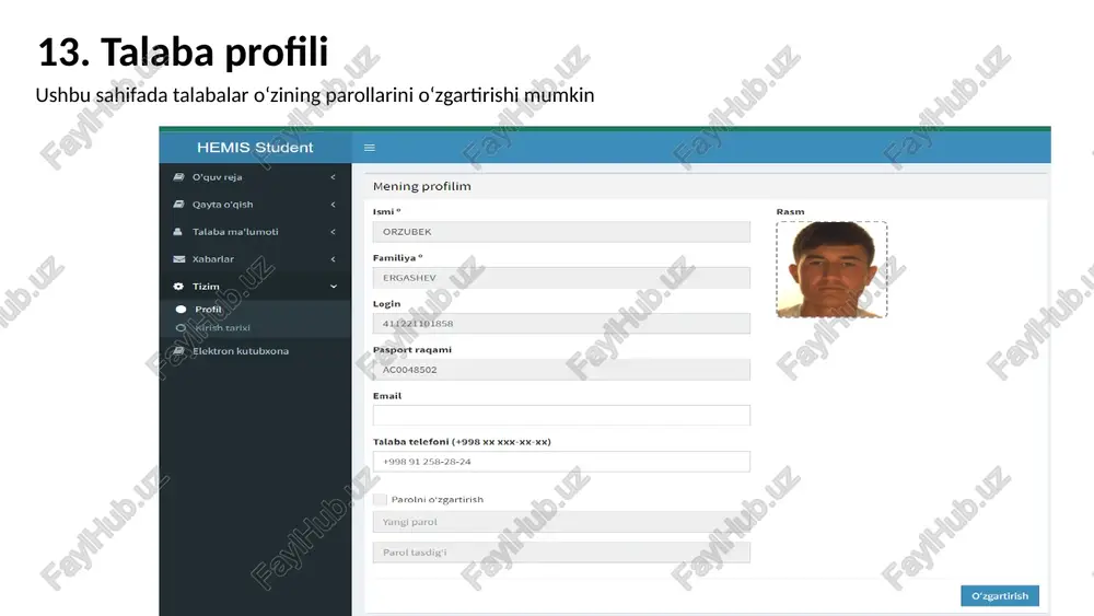 hemisoliy ta'lim jarayonlarini boshqarish axborot tizimi(hemistalaba) - Page 4