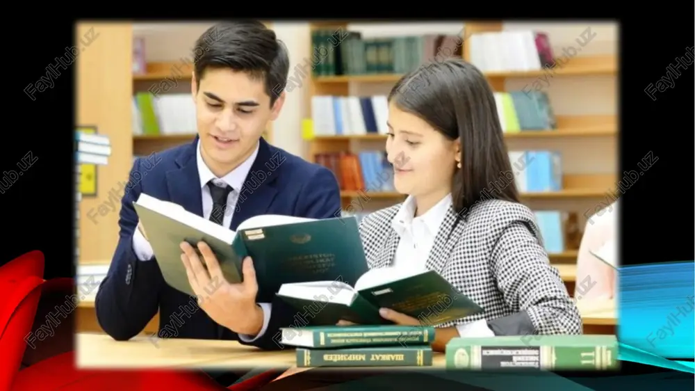 ib, bu koʻpincha oliy ta’lim sohasidagi umumiy samaradorlikka putur yetkazadi. shuning uchun oliy ta’lim sifatini oshirish boʻyicha shu paytgacha toʻplangan xorijiy tajribalarni milliy ta’lim tizimi yutuqlari bilan o’zaro uygʻunlashtirgan holda ham faqat majmuaviy, tizimli va bir butun tarzda amalga oshirish mamlakatimizda oliy ta’lim sifatini yangi bosqichga koʻtarishi shakshubhasizdir. aqliy rivojlanishning barcha sohalarida shaxs ijtimoiy munosabatlar oʻzgaradi. bu jarayonda oʻquv faoliyatining yetakchi roli kichik maktab yoshidagi oʻquvchining boshqa tadbirlarga faol qoʻshilishini istisno etmaydi, uning davomida bolaning yangi yutuqlari yaxshilanadi va mustahkamlanadi. l.s.vigotskiyning ta’kidlashicha boshlangʻich maktab yoshining oʻziga xos xususiyati shundaki, faoliyatning maqsadlari asosan bolalar uchun kattalar tomonidan belgilab beriladi. etiboringiz uchun rahmat image2.png image3.jpg image4.jpg image5.png image6.jpg image1.png /docprops/thumbnail.jpeg
