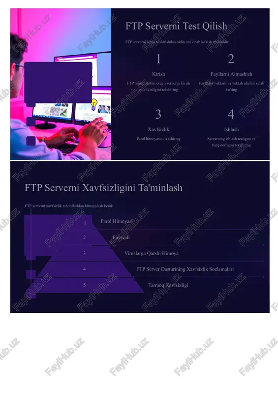 ftp server tarmoq dasturini yaratish - Page 4