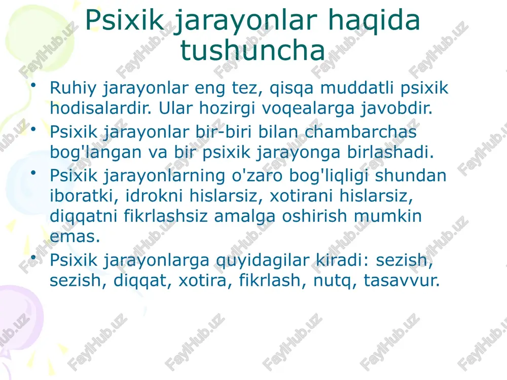 intez - bu qismlar yoki hodisalardan bir butunni yig'ish usuli. abstraktsiya - ob'ektlarning ahamiyatsiz xususiyatlaridan chalg'itish va muhim xususiyatlarni aks ettiruvchi umumlashtirilgan tushunchalarni yaratish. muayyan tushuncha - ob'ektlar kategoriyasi. mavhum tushunchalar "donolik" kabi xususiyatlarni aks ettiradi. konkretlashtirish - xususiyni umumiydan ajratish. masalan, shaxs tushunchasidan - erkak va ayol. analogiya - asosiy xususiyatlariga ko'ra o'xshash variantni qidirish ideallashtirish - ob'ektning ba'zi xususiyatlarini tanlash va uni to'liqlik, maksimal darajaga etkazish. umumlashtirish - ko'rib chiqilayotgan hududdagi ob'ektlarning umumiy xususiyatlarini (xususiyatlari, munosabatlari, rivojlanish tendentsiyalari va boshqalar) aniqlash orqali yuqori darajadagi abstraktsiyaga o'tish; asosiy aqliy operatsiyalar tahlil sintez taqqoslash analogiya tasniflash abstraktsiya umumlashtirish spetsifikatsiya nutq nutq - bu lingvistik tuzilmalardan foydalangan holda odamlar o'rtasidagi muloqot usuli. til vositalaridan foydalangan holda fikrlarni shakllantirish va ularni tushunishni o'z ichiga oladi. og'zaki belgi ma'noga ega - ob'ektiv mavjud ob'ektlar va ularning xususiyatlari bilan bog'liqlik. shaxsiy ma'no - so'z mazmunining sub'ektiv tajribasi. nutq i.p.pavlov faqat nutq faoliyati insonga voqelikdan …