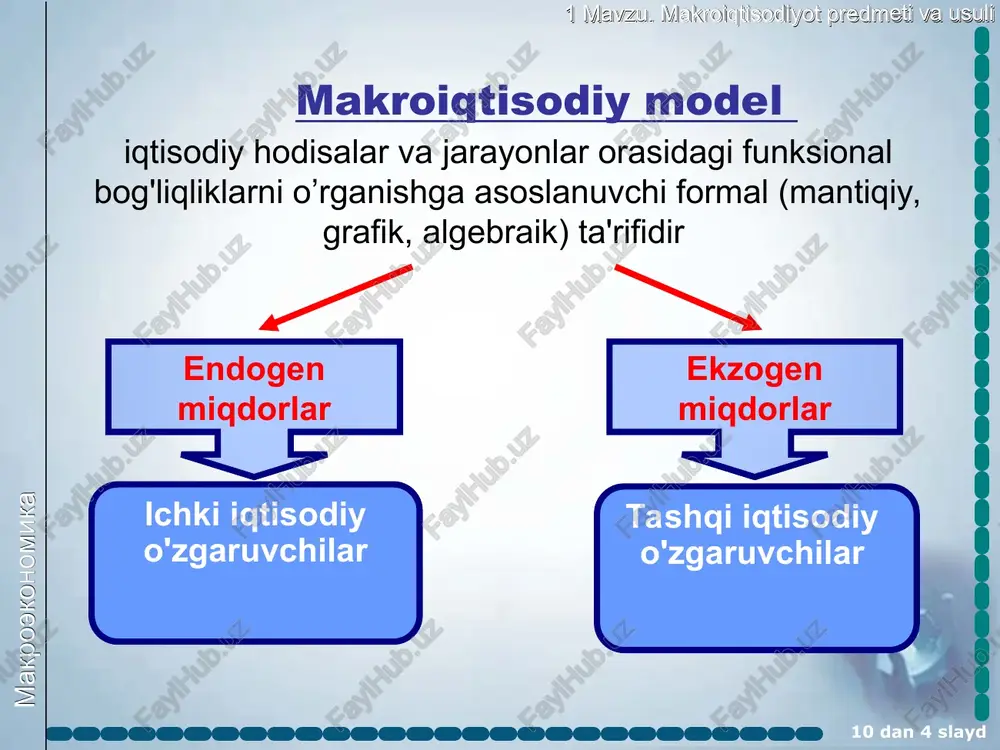 makroiqtisodiyot predmeti va metodi - Page 4