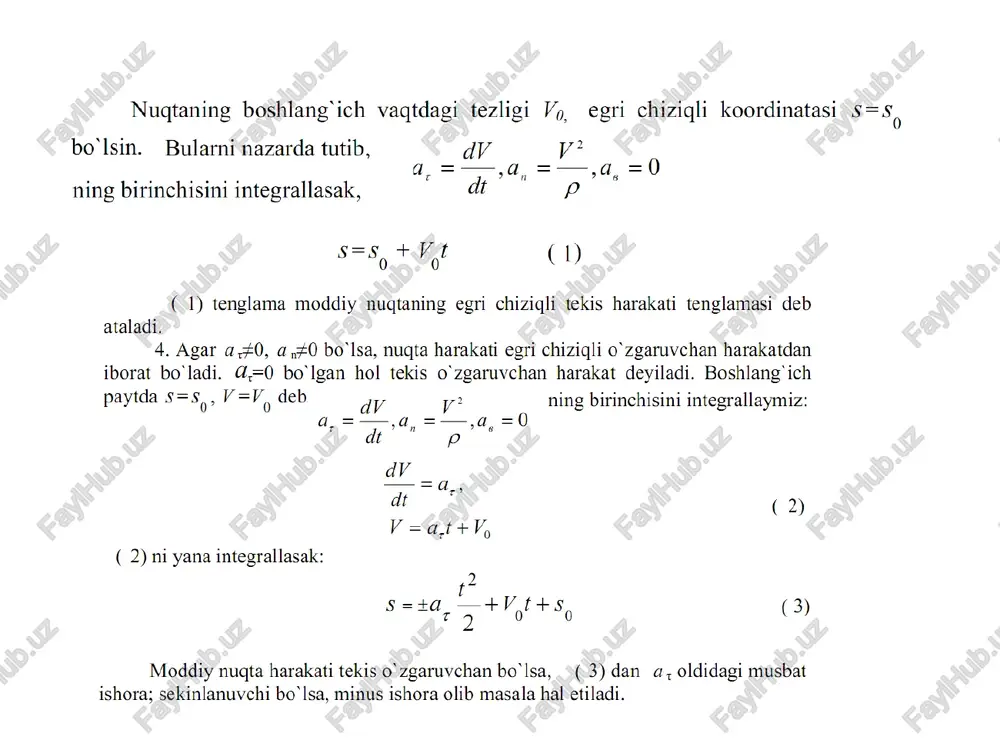 egri chiziqli koordinatalar - Page 4