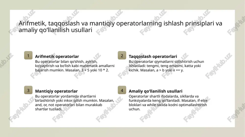 python aperatorlari - Page 4