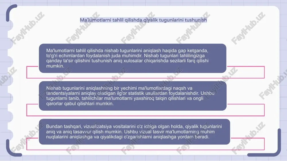 jarayonini soddalashtiradigan turli xil dasturiy vositalar mavjud. ushbu asboblar qiyalik tugunlarini to'g'ri hisoblash va ma'lum erning qiyalik xususiyatlarini tushunish uchun mo'ljallangan. ushbu dasturiy echimlardan foydalangan holda, muhandislar va rejalashtiruvchilar nishab barqarorligi va er bilan bog'liq bo'lishi mumkin bo'lgan xavflar haqida ongli qarorlar qabul qilishlari mumkin. nishab tugunlarini aniqlashda misollar nishab tugunlarini aniqlashning bir yechimi vaqt o'tishi bilan er balandligidagi o'zgarishlarni aniq aniqlash uchun masofadan zondlash ma'lumotlaridan foydalanishdir. yana bir usul - nishab ma'lumotlarini tahlil qilish va qiyalik sezilarli darajada o'zgargan asosiy nuqtalarni aniqlash uchun ilg'or matematik algoritmlardan foydalanish. amaliy tadqiqotlar shuni ko'rsatdiki, ushbu echimlar turli erlarda qiyalik tugunlarini qanday muvaffaqiyatli aniqlab, erni yaxshiroq boshqarish va infratuzilmani rejalashtirishga yordam beradi. nishab tugunini aniqlash algoritmlarini optimallashtirish nishab tugunlarini aniqlash haqida gap ketganda, samarali algoritmlarga ega bo'lish juda muhimdir. ushbu algoritmlarni optimallashtirish orqali biz qiyalik tugunlarini aniqlash jarayonlarining aniqligi va tezligini oshirishimiz mumkin. nishab tugunini aniqlashni yaxshilashning asosiy echimlaridan biri bu ishlatiladigan algoritmlarning …