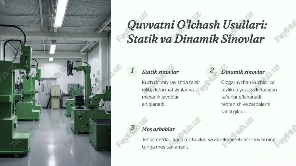 mexanik xususiyatlarni o'lchash: uzunlik, quvvat va massa - Page 4