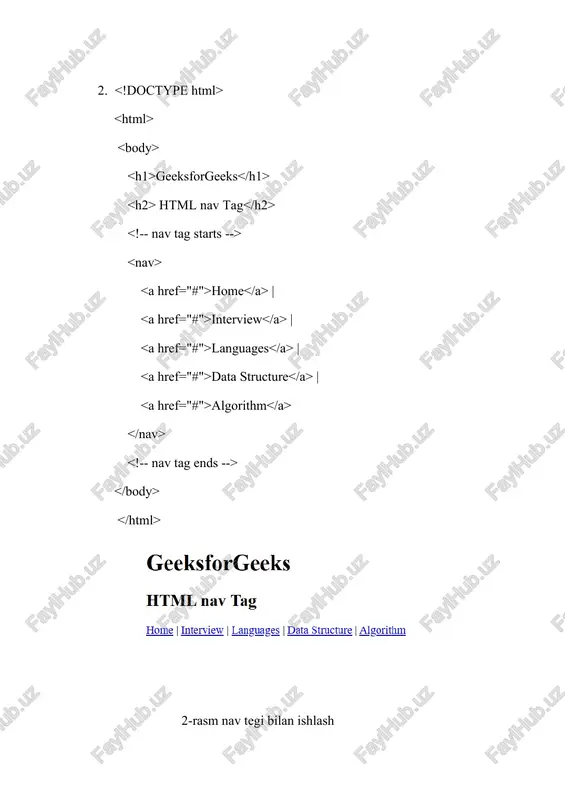 html5 da yangi teglar - Page 4