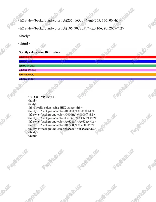 css rang berish usullari - Page 4