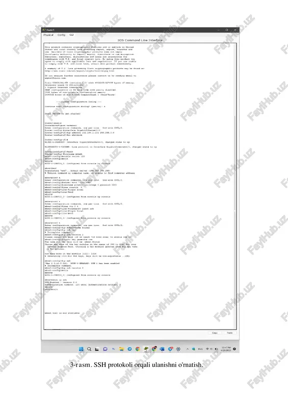 telnet va ssh protokollarini o’rganish - Page 4