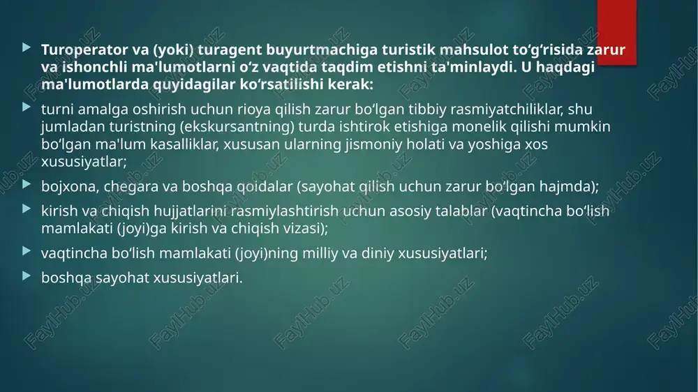 turoperatorlar va turagentlarning faoliyati - Page 4
