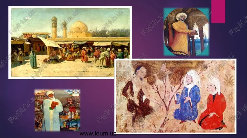 i o'z ijod, izlanishlarida bevosita qadimgi madaniyat merosga tayandilar. avvalgi ma'ruzada markaziy osiyo xalqlarining qadimgi yunonlar, rimliklar, mesopotamiyaliklar, xindistonliklar va xitoyliklarning madaniyati bilan yaqindan tanish bo'lganligi, bu tillarni yaxshi bilganliklarini qayd etgan edik. yurtni xarobaga aylantirgan, madaniy yodgorliklarni xonavayron qilgan, ilm axllarini quvg'in etgan (ibn kutayba) arab bosqiniga qaramay, qadimgi boy madaniyat izsiz yo'qolmadi. islom butun madaniyatga, tilga, udum-an'analarga ma'lum darajada o'z ta'sirini o'tkazgan bo'lsada, uning moxiyati o'zgarmadi. bu xalqimizga xos ezgulik, mexr-shafqat, insonparvarlik, xayr-muruvvat, oqkungillik, bag'rikenglik, ilmga tashnalik, o'zga xalqlarga ishonch extirom fazilatlaridir. yunon, xind, xitoy madaniyatini juda yaxshi bilgan markaziy osiyoning ilm axligina o'zga xalqlarni boshqalar madaniyati bilan yaqindan tanishtirishi mumkin edi. shuning uchun xam mashxur matematik al-xorazmiy xindlarning xisob tizimini, farobiy yunonistonlik arastuning falsafiy ta'limotini, ibn sino gippokrat tibbiyotini yangi davrda yangi bosqichga ko'tardi, imom al-buxoriy islomiy ta'limotni asosladi muxammad payg'ambardan keyingi ikkinchi shaxsga aylandi. tohiriylar davri siyosiy xaritasi tohiriylar davlati - abbosiylar xalifaligi parchalanishi munosabati bilan …