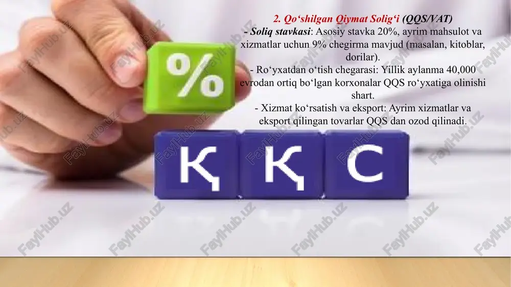 majburiy ijtimoiy sug‘urta to‘lovlari mavjud bo‘lib, bu kompaniyalarga qo'shimcha moliyaviy bosim qo'yadi, ayniqsa, yirik bo'lmagan korxonalarga. 1.nol korporativ soliq (retain earnings): estoniyada korporativ soliq faqat daromad taqsimlanganidan keyin to‘lanadi. bu xalqaro kompaniyalar va investorlar uchun jozibador, chunki daromad investitsiyalashda soliq solinmaydi. ammo bu ba'zi xalqaro soliq qoidalari bilan murakkabliklarni keltirib chiqarishi mumkin, chunki bu model boshqa davlatlar bilan soliq solish huquqini taqsimlashda noaniqlik tug‘diradi. 2. raqamlashtirilgan tizim: estoniya soliq jarayonlarini to'liq raqamlashtirgan, bu esa xalqaro operatsiyalar uchun yirik qulaylik yaratadi. soliqlarni onlayn to‘lash va xalqaro audit jarayonlari ancha tezkor bo‘ladi. 3. ikki tomonlama soliq bitimlari: estoniya turli davlatlar bilan soliqlarni ikki karra solishdan qochish uchun ko‘plab bitimlar tuzgan. bu bitimlar estoniya fuqarolari yoki kompaniyalari uchun xalqaro daromadlardan ikki karra soliq solinmasligini ta’minlaydi. 4. xalqaro soliqlarga doir beps tashabbusi: estoniya xalqaro soliq amaliyoti bo'yicha oecd tomonidan ilgari surilgan beps (base erosion and profit shifting) tashabbusini qo'llab-quvvatlaydi. bu tashabbus xalqaro soliq solish …