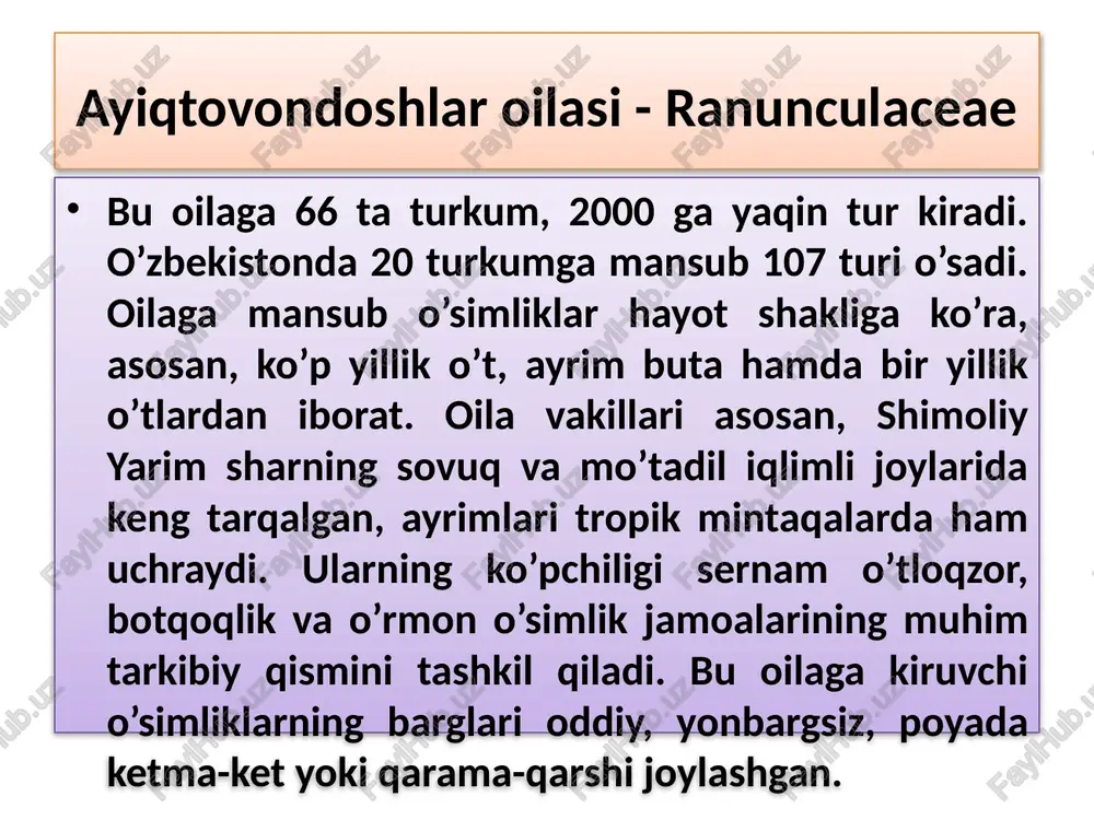 fatida ishlatiladi. zirkning gul formulasi : * ♀♂ sa3+3so3+3 a3+3g1 /docprops/thumbnail.jpeg