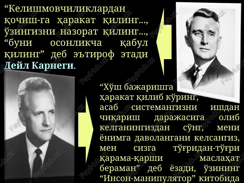 muloqot jarayonida manipulyator adresatga qo'llaydigan usullar - Page 4