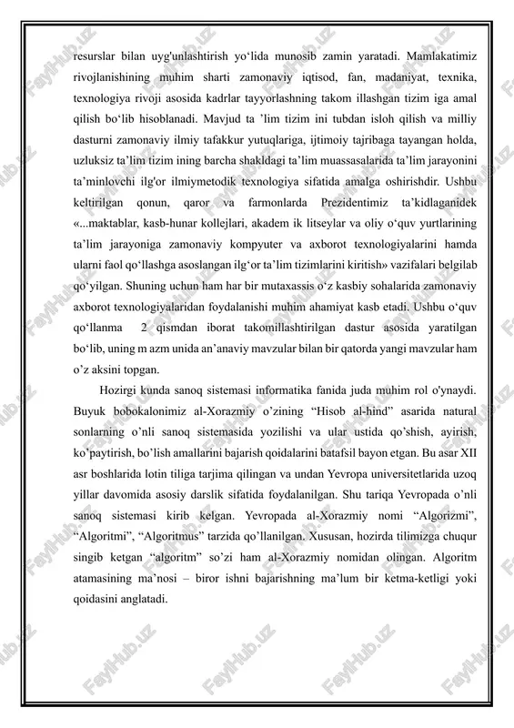 zunlikni o’lchash birligi: pul birligi: 1 fut = 12 dyum=30 sm, 1 shilling = 12 pens. qadimgi bobilda ancha murakkab bo’lgan sanoq sistemasi – 60lik sanoq sistemasi qo’llanilgan. bu sanoq sistemasining qoldiqlari hozir ham bor. xvi – xvii asrlargacha amerika qit’asining katta qismini egallagan atstek va mayyalarda 20 lik sanoq sistemasi qo’llanilgan. insoniyat paydo bo‘lib, madaniyat darajasi ancha yuqori bo‘lgan davrdan boshlab yozuv paydo bo‘lgan. bunda dastlab nima haqida gap yuritilayotgan bo‘lsa, shu narsa yoki tushunchaning tasvirini beradigan rasmlardan foydalanilgan. keyincha lik rasmlar o‘rniga maxsus belgilar va nixoyat asta-sekin lik bilan harflar, so‘ng raqamlar paydo bo‘lgan. avvaliga sonlar chiziqchalar yoki tugunchalar yordamida belgilangan. so‘ng ko‘p miqdordagi belgilarni guruhlash ehtiyoji tug‘ilgan. odamlar qo‘llaridagi barmoqlari yordamida sanaganlari uchun belgilar 10 talab, ba’zan 20 talab (oyoq va qo‘ldagi barmoqlarining soniga ko‘ra) guruhlangan va bu guruhlar alohida belgi bilan belgilangan. shu tariqa har bir xalqning sonlarni yozish uchun o‘z sanoq sistemasi vujudga kelgan. sanoq …