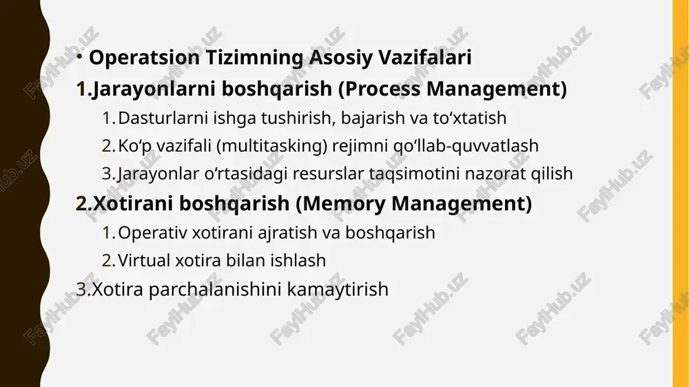 operatsion tizimlarda xotirani boshqarish - Page 4