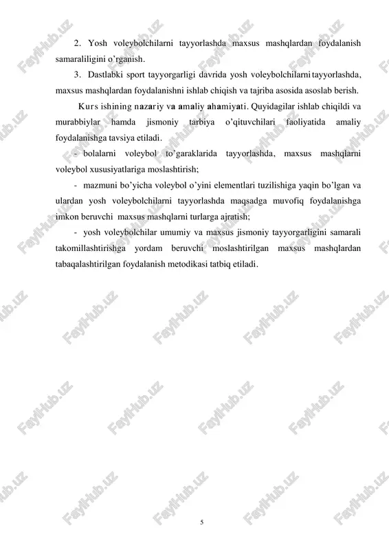 k tayyorgarlikning asosiy xususiyatlari mutaxasislarning fikriga binoan biror masalaga aniqlik kiritish maqsadida to‘satdan berilgan savolga tezkor javob olish shu masalaga doir asl holatni aniqlash imkonini berar ekan. ana shu muloxazani e’tiborga olgan holda- voleybolchilar tayyorlash amaliyotida tezkorlik sifatining o‘rni va uni rivojlantirish tajribasiga oid masalalarni o‘rganish bo‘yicha trener (15 nafar) va voleybolchi (12ta) lar o‘rtasida maxsus ishlab chiqilgan ekspress-test so‘rovi o‘tkazildi. ekspress-test 6 ta savoldan iborat bo‘lib, har bir savolga 4 tadan javob belgilangan edi. b) ustivor ahamiyat beriladi, v) a va b javoblari to‘g‘ri, g) faqat „ b” javobi to‘g‘ri. 2.tezkorlik sifati o‘yin usulini ijro etish bilan bog‘lab shakllantiriladimi? a) ha, b) alohida shakllantiriladi, v) b javobi to‘g‘ri, g) barcha javoblar to‘g‘ri. 1. musobaqa davrida tezkorlikni og‘irliklar bilan rivojlantirish mumkinmi? a) ha, b) yo‘q, v) „a” javobi to‘g‘ri, g) „b” javobi to‘g‘ri. archasimon yugurish. ushbu test voleybol amaliyotida sport to‘garaklari va sport maktablariga tanlov o‘tkazish, bir o‘quv-mashg‘ulot yilida navbatdagi …