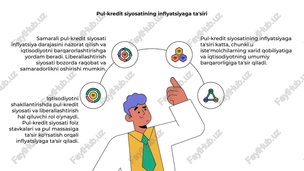 hilar yanada inklyuziv iqtisodiy o'sishni ta'minlash uchun mexanizmlarni amalga oshirishni ko'rib chiqishlari kerak. bu maqsadli ijtimoiy ta'minot dasturlari, ta'lim tashabbuslari va liberallashtirishning daromad taqsimotiga salbiy ta'sirini yumshatish uchun tartibga soluvchi choralarni o'z ichiga olishi mumkin. e’tiboringiz uchun rahmat