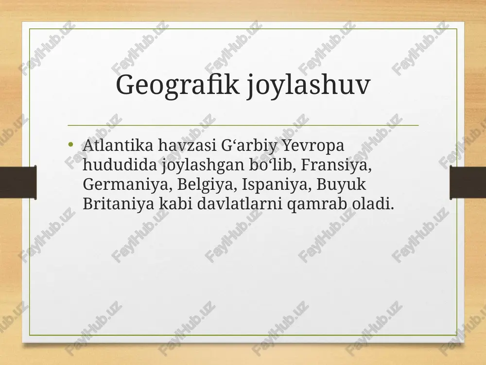yevropa qitasining atlantika okeani havzasi daryolari gidrografik tavsifi - Page 4