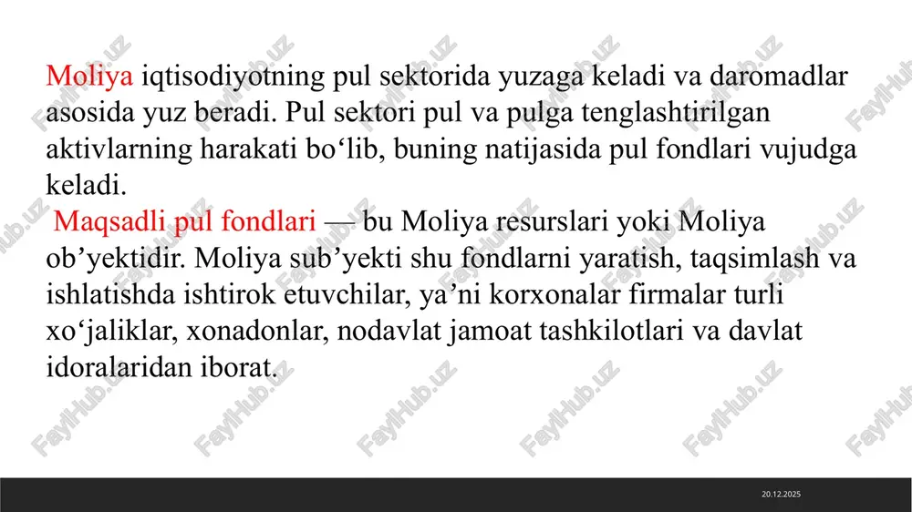 moliyaning mohiyati va funksiyalari - Page 4