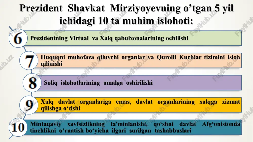 yangi o‘zbekistonda amalga oshirilayotgan islohotlar - Page 4