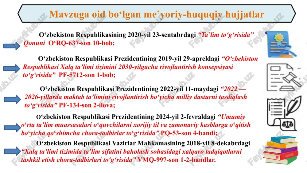 ini chet el maktablarini qo‘llab - quvvatlashga yuboradi. butun dunyo bo‘ylab to‘rt million o‘quvchilar haqiqiy nems tili maktablarida ta’lim olishi mumkin. germaniya kelajakda xalqaro arenada mamlakat obro‘sini mustahkamlash maqsadida ta’lim sohasiga jiddiy sarmoya va hissa ajratib keladi. ko‘proq yosh mutaxassislarga e’tibor qaratib ularni chet davlatlarda o‘qitib kelish hamda o‘zimizda xorijlik mutaxassislardan kam bo‘lmagan salohiyatli kadrlarga ega bo‘lish germaniya xalqaro hamkorlik jamiyati (giz) bilan hamkorlikda “o‘zbekiston professional ta’lim tizimida islohotlar va zamonaviylashtirish jarayonlarini qo‘llab-quvvatlash” loyihasi doirasida hamkorlik memorandum imzolandi. finlandiyadagi maktablar hech qanday tartibda joylashmagan, maktablar, mintaqalar, o‘qituvchilar va hatto talabalar o‘rtasida taqqoslashlar mavjud emas. ular raqobat emas, aynan hamkorlik muvaffaqiyat kaliti, deb hisoblashadi. o‘zbekiston respublikasi hududidagi zamonaviy maktablar bilan hamkorlik ishlarini yo‘lga qo‘yish qiyosiy tahlil xorijiy ta’lim tashkilotlarning o‘zaro hamkorliklari davlatlarning rivojlanishida samarali xizmat qilib kelmoqda. xitoyliklarning ― “bir yilni ko‘zlasangiz sholi eking, ellik yilni ko‘zlasangiz daraxt eking, yuz yilni ko‘zlasangiz farzand tarbiyalang” degan hikmatidan bugungi kunda zamonaviy davlatlarning deyarli …