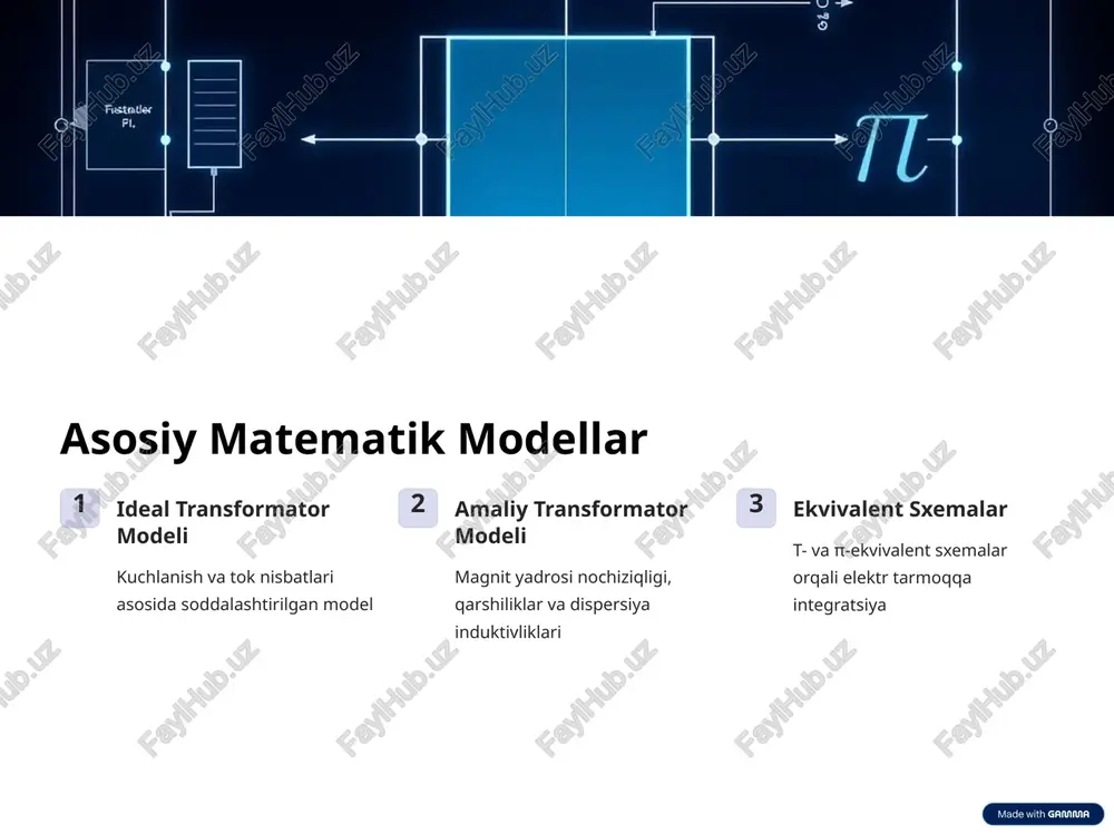 tok transformatorlarini matematik modellashtirish - Page 4